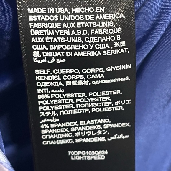 BEBE Bodycon Long Sleeve Swirled Fitted Dress - Picture 10 of 12